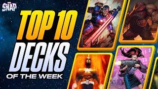 TOP 10 BEST DECKS IN MARVEL SNAP | Weekly Marvel Snap Meta Report #114