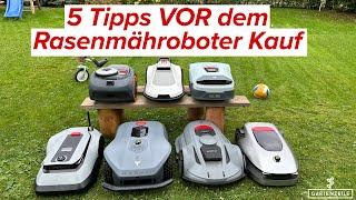 5 Tipps bevor du dir deinen Rasenmähroboter kaufst! Kaufratgeber Saison 2025!