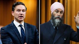 Poilievre, Singh call on Trudeau to release names of MPs allegedly involved in foreign interference