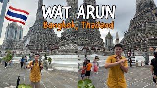 Bangkok Vlog: WAT ARUN + RIDING THE RIVER FERRY BOAT | Marvin Samaco