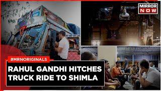 Rahul Gandhi | Congress Leader Takes Truck Ride To Shimla | Eats At Dhaba | Talks To Drivers