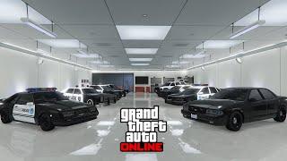 My Police Cars Garage in GTA Online / I bought All the Police Cars in GTA 5 Online