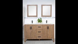 Large White Oak Vanity