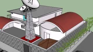 EDIFICIO DE CANAL 31 Y LA SUPER CADENA RADIAL  EN 3 D
