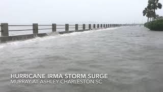 Amazing Storm Surge in Charleston SC Hurricane Irma September 11 2017