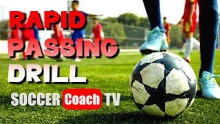 SoccerCoachTV - Try this Rapid Passing Drill right after your warm up.