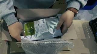 Satisfying Delivery Packing For Cafe powder ingredients ASMR 