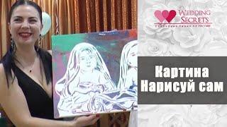 Картина нарисуй сам  Оригинальный подарок на Ваш праздник.Wedding blog Наталии Ковалёвой.