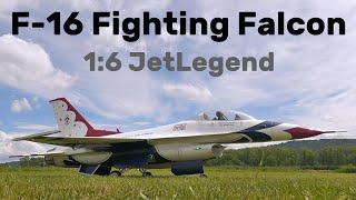 F-16 Fighting Falcon JetLegend | 1:6 RC turbínový model | 4K | Hranice 2024