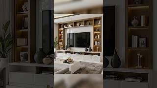 Luxury Living Room TV Unit Design Trends 2025 Modern Wall Media Designs | Home Interior Design & Tip