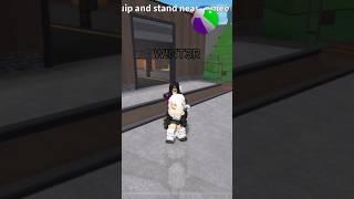 She backed up quick (Plot twist) Did this with @BBoba_TEA !! #roblox #robloxedit #mm2roblox