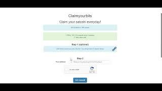 Claim BITCOIN | Earning FREE 1 to 100 BTC Claim Every 5 min FAUCETPAY SATOSHI 2024 | earning website