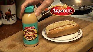 Durkee's Famous Sauce on an Armour Beef Hot Dog | Food Review