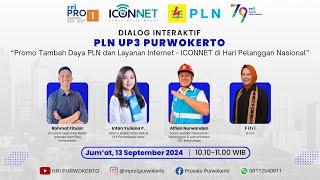 Promo Tambah Daya PLN dan Layanan Internet - ICONNET di Hari Pelanggan Nasional | PLN UP3 Pwt