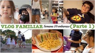 VLOG FAMILIAR (Parte 1) semana 10 embarazo gemelar / Secadora asesina, Vips y Laia estilista