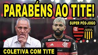 AO VIVO: PARABÉNS AO TITE l VERGONHA DENTRO DE CAMPO l FLAMENGO PERDE PARA O PEÑAROL DENTRO DO CASA!