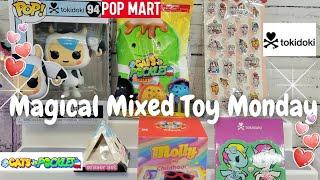 Magical Mixed Toy Monday Unboxing!!  Tokidoki, Pop Mart, Cats versus Pickles 