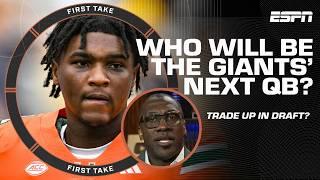 New York Giants continue their search for next QB  Will they trade up for Cam Ward?  | First Take