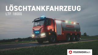 Löschtankfahrzeug LTF 18000 Liter Wasser, FEUERWEHRtech