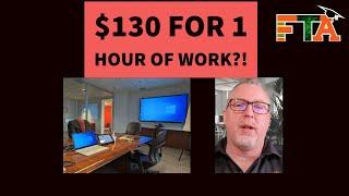 $130 in 1 hour! | Crestron Reboot | Onsite Job Examples | Make money as a  Freelance IT Field Tech