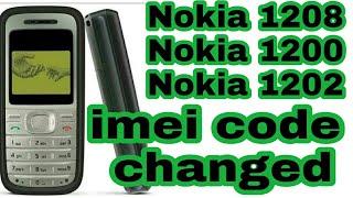 Nokia 1208 Nokia 1202 Nokia 1203 imei code change All Nokia mobile imei code change