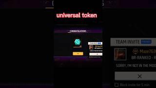 How to use evo gun universal token ~ free fire max || evo gun universal token || #hydràgamer #viral