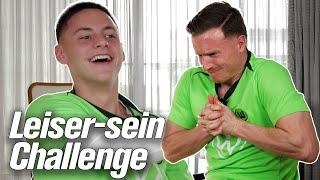 "Wie kann man so schummeln?"  | Leiser-sein-Challenge mit Yannick Gerhardt & Bence Dárdai 