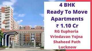 RG Euphoria |+91-7669414340 | 4 BHK Flats For Sale In Vrindavan Yojna Shaheed Path Lucknow