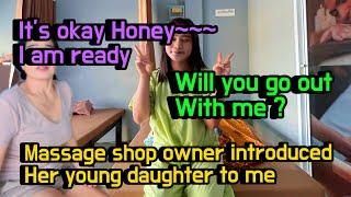 An Weird Thai Massage Shop, The owner asked her Daughter to give me an oil massage-part 2