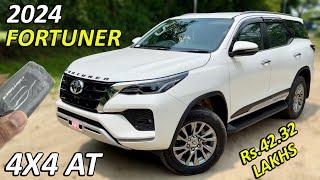 2024 NEW TOYOTA FORTUNER 4X4 AT REVIEW | WHY I CHOOSE FORTUNER ONLY | 51 LAKH ONROAD AGRA | FORTUNER