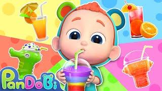 Baby Loves Rainbow Juice | Learn Colors, Fruits for Kids | Pandobi Nursery Rhymes & Kids Songs