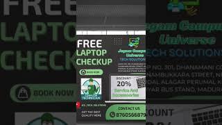 Free Laptop check-up camp  #pcrepair #laptoplover #laptop #laptoprepair #laptopgaming #pc#computer