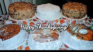 Bake with me for Thanksgiving, German chocolate cake, pound cake, and more!