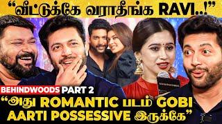 "கிசு கிசு-ல Escape ஆகி Aarti கோச்சிக்கிட்டாங்க"Jayam Ravi about his Wife | Gopinath Interview