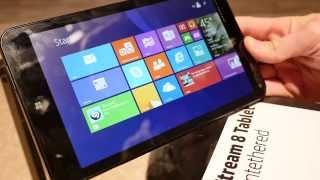 HP Stream 8 Tablet PC Hands On [4K]