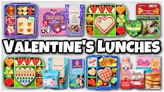 Eating ONLY Heart-Shaped Valentine's Day Food for Lunch ️ Bunches of Lunches!