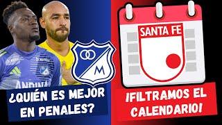 ¿Cuál Portero de Millonarios Atajará Si Hay Penales? ¡Filtramos Calendario de Santa Fe! ! #FutbolDC