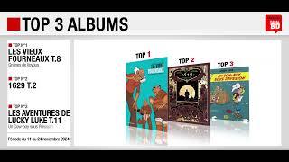 11/11 au 24/11/24 : Top des ventes "albums" chez les libraires Canal BD