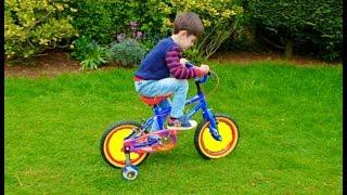 Ride on Bicycle -Alex Washing the Bike, Having Fun