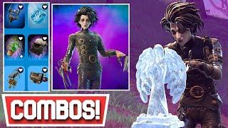 *NEW* BEST EDWARD SCISSORHANDS SKIN COMBOS [FORTNITEMARES 2024] | Fortnite