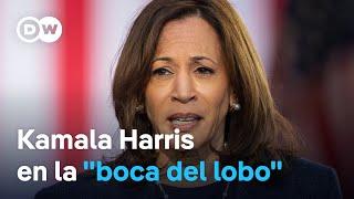 Kamala Harris da tensa entrevista a Fox News, afín a los republicanos