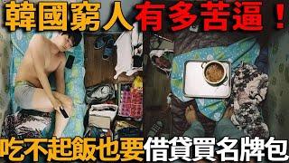 住3.5平群租房，50人共用廁所，吃不起飯也要借高利貸買名牌包，韓國窮人的真實生活有多苦逼！#峽谷課代表#網紅#窮人#直播#人物#解說#有趣#故事