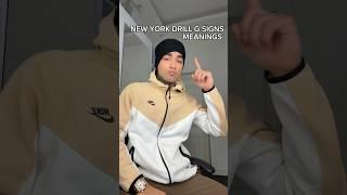 New York Drill Gang Signs Meanings