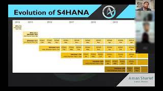 Evolution of SAP S4HANA