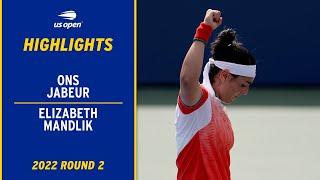 Ons Jabeur vs. Elizabeth Mandlik Highlights | 2022 US Open Round 2