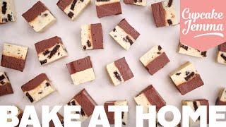 Cookies & Cream Fudge Recipe & Tutorial | Quick Fudge | Bake with Sally | Cupcake Jemma