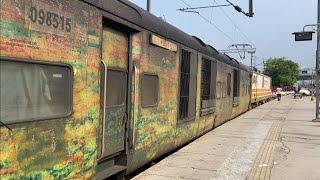 Delhi TO Mumbai by 12910 NZM - BDTS Garib Rath express : Full Journey | INDIAN RAILWAYS