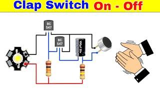 Top 3 Most Popular Clap Switch On Off Switch Circuit