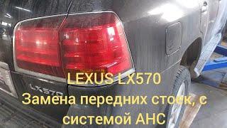 LEXUS LX570, ЗАМЕНА ПЕРЕДНИХ АМОРТИЗАТОРОВ AHC