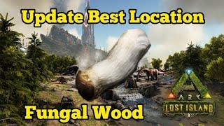 Best Fungal Wood Location Update | Where to find on ARK Lost Island